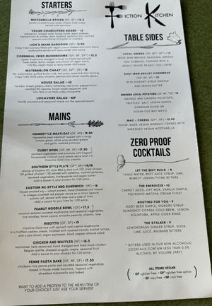   at Fiction Kitchen in Raleigh