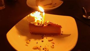 peanut butter cheesecake  at Fiction Kitchen in Raleigh