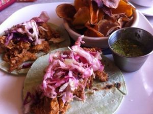 Tinga Tacos at Fiction Kitchen in Raleigh