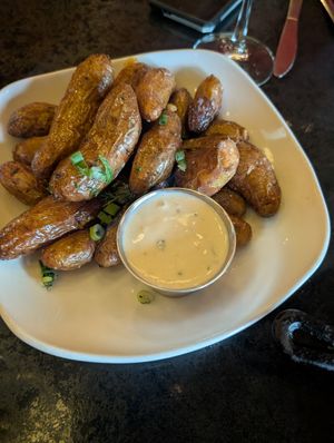 Potatoes with Vegan Ranch at Fiction Kitchen in Raleigh