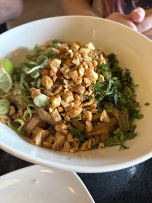  Peanut Noodle Bowl at Fiction Kitchen in Raleigh