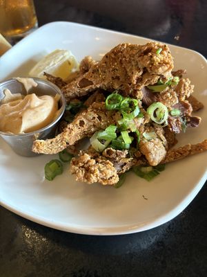  Cornmeal-Fried Mushrooms at Fiction Kitchen in Raleigh