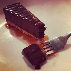 Chocolate “something” delicious! at Fiction Kitchen in Raleigh