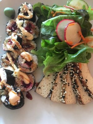 Tofu and Sushi! at Fiction Kitchen in Raleigh