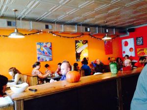 Main seating at Fiction Kitchen in Raleigh