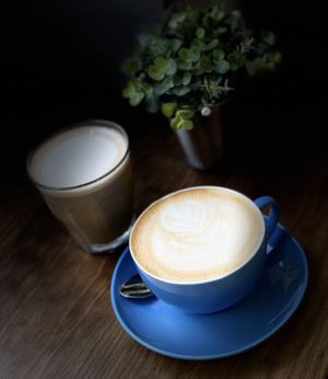 Oatly plant based milk!!  at Cult Café in Valencia