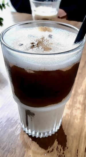 it's warming up outside. cool down with an Iced Coffee! at Cult Café in Valencia