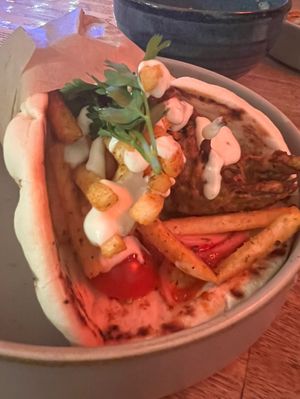 Gyros  at Spero Greek Street in Mooloolaba