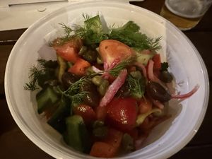 Mixed salad   at Spero Greek Street in Mooloolaba