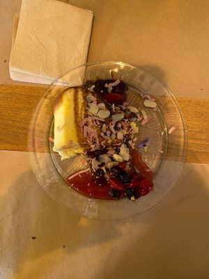 Japanese cheesecake at A Corre Vexeta in Santiago De Compostela