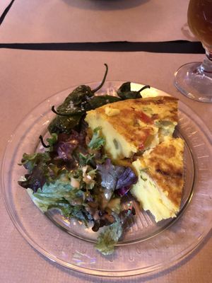 Vegan tortilla   at A Corre Vexeta in Santiago De Compostela