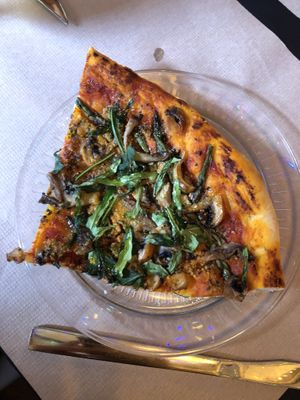 Vegan pizza  at A Corre Vexeta in Santiago De Compostela