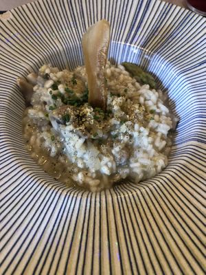 Vegan risotto w/ mushrooms   at A Corre Vexeta in Santiago De Compostela