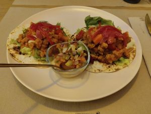 Tacos at A Corre Vexeta in Santiago De Compostela