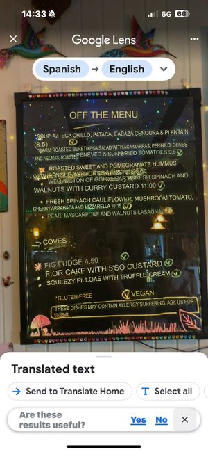 Specials   at A Corre Vexeta in Santiago De Compostela