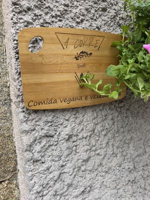 Sign   at A Corre Vexeta in Santiago De Compostela