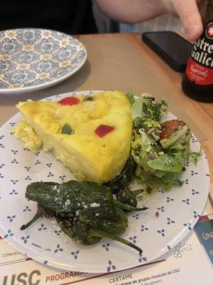 Tortilla  at A Corre Vexeta in Santiago De Compostela