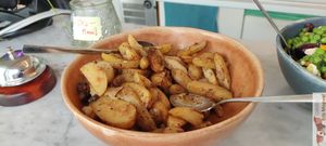 Potatoes at Elemiah in Fontainebleau