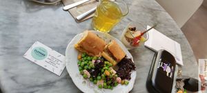 My plate at Elemiah in Fontainebleau