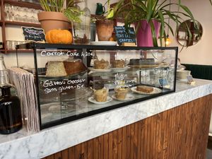 Cakes on offer  at Elemiah in Fontainebleau