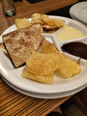 Quesadilla vegana at Restaurante Seis Perlas in El Campello