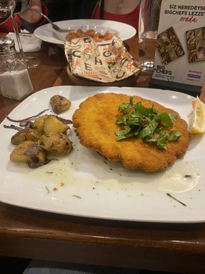 Vegan Schnitzel  at Big Chefs in Izmir