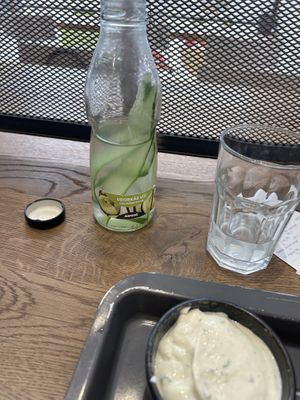 cucumber water  at Ropogó in Budapest