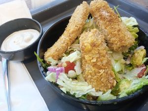 Vegan option at Ropogó in Budapest