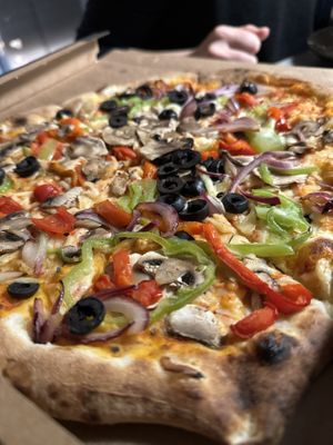 “Planten” pizza   at Harald's in Copenhagen