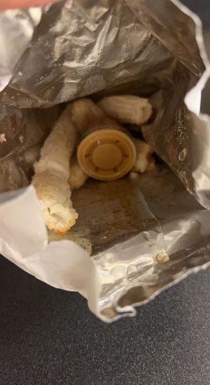 Selfish churros with dulce de leche dip   at Brazilian Fun Foods - Maybe closed in Tampa