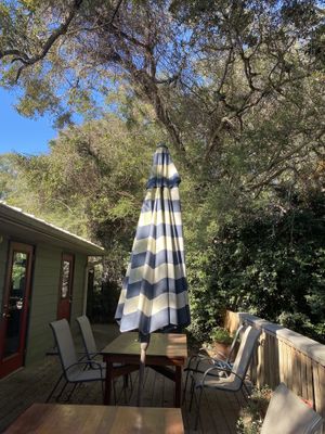 Outside Seating at Cafe Organic in Fort Walton Beach