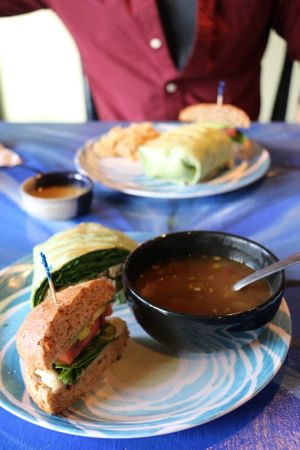 Soup & Sandwhich at Cafe Organic in Fort Walton Beach