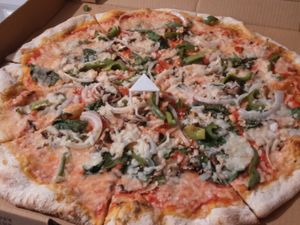 Happy Vegan #Veganuary at Tony's Pizza in Flagler Beach