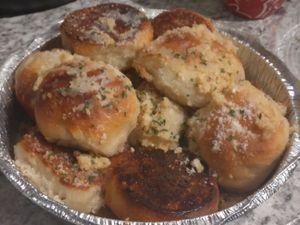 Garlic Knots #Veganuary at Tony's Pizza in Flagler Beach