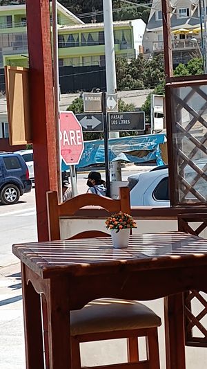 Ubicación, es el primer restaurant que se ve  #Veganuary at Agua Marina in Tongoy