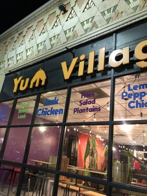 Sign   at Yum Village in Detroit
