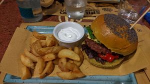 Panino beyond burger at Birrificio Torino in Turin
