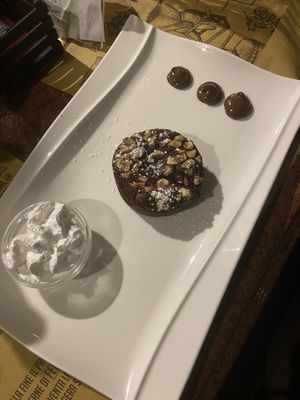 Tortino al cioccolato con cuore morbido   at Birrificio Torino in Turin