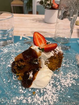 Tarta de zanahoria at Mareando la Huerta in Alicante