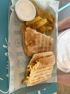 Cuban sandwich   at Mareando la Huerta in Alicante