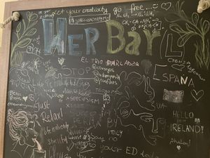 Don’t forget to say hello.   at herBar in Budapest