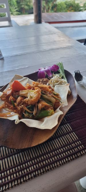 Stir-fry at Jungle Club in Koh Samui