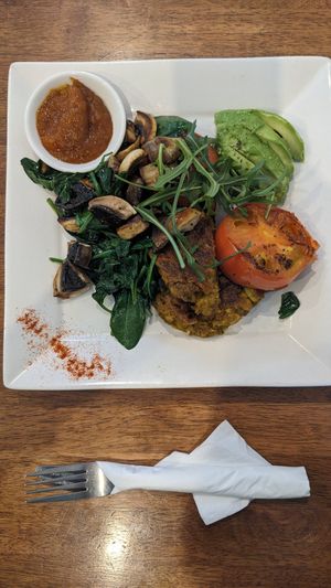 Vegan Breaky at The Windmill Cafe in Toora