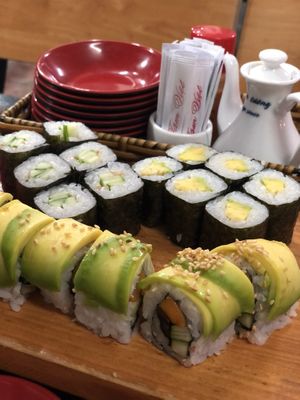 Maki and roll  at Love Sushi in Phu Quoc