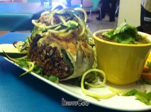 chile relleno and bean dip at Pura Vida Bakery and Bystro in Las Vegas