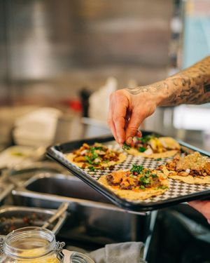 Tacos at Pura Vida Vegan Tacos in Antwerpen