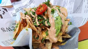 Has anyone ever tried to actually do these crosswords?  at Pura Vida Vegan Tacos in Antwerpen