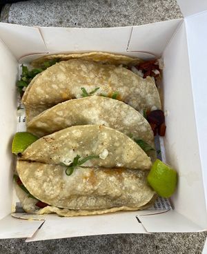 Tacos for takeaway   at Pura Vida Vegan Tacos in Antwerpen