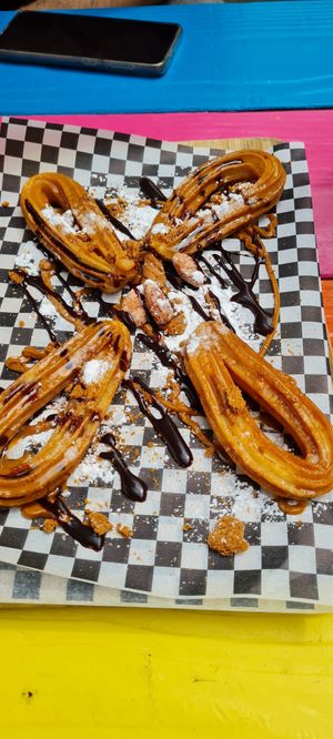 Churros at Pura Vida Vegan Tacos in Antwerpen