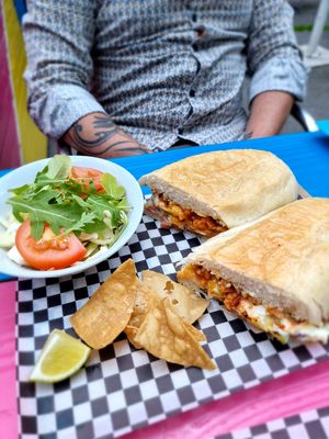 Torta chorizo 14,50€ at Pura Vida Vegan Tacos in Antwerpen